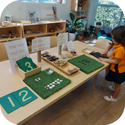 Children and teacher in preschool setting
